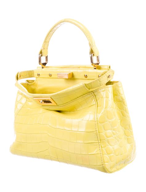 fendi pocket peekaboo|fendi peekaboo crocodile.